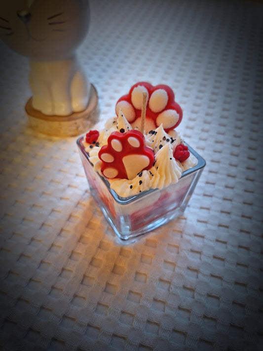 Nuage d'Empreinte - Petit pot en verre