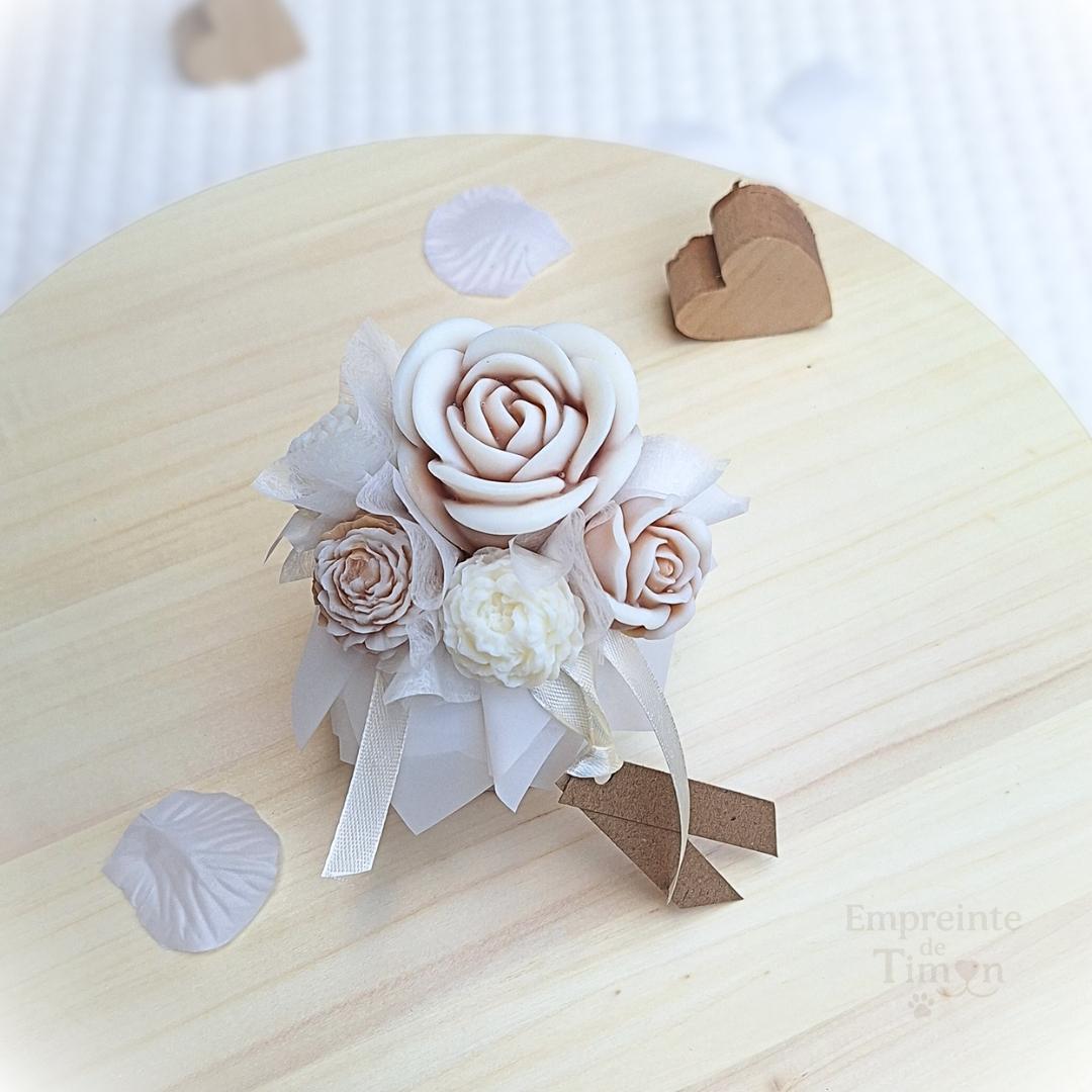 Bouquet Roses Pivoines - S