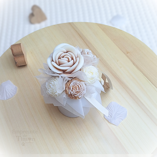 Bouquet Roses Pivoines - S