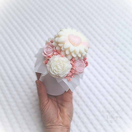 Bouquet Cœur de Marguerite - S