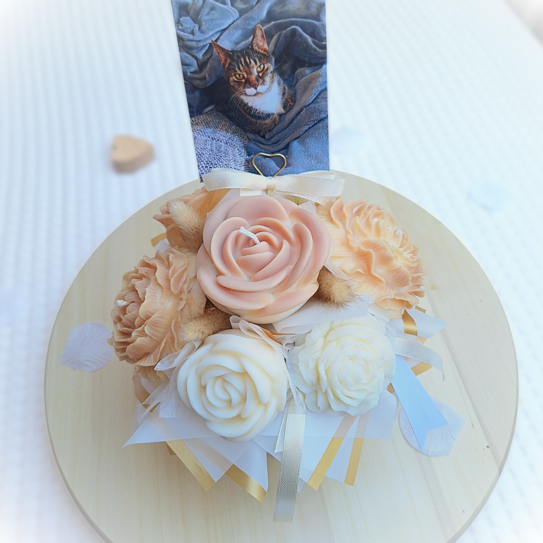Bouquet Roses Pivoines - M
