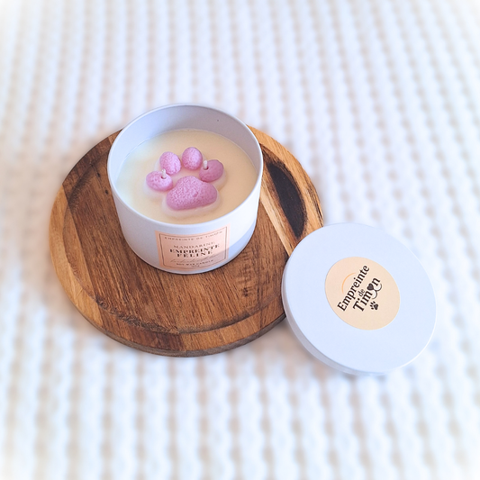 Empreinte Féline - Pot Blanc